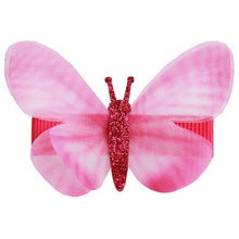 Load image into Gallery viewer, Silk Butterflies  Hair Clip.
