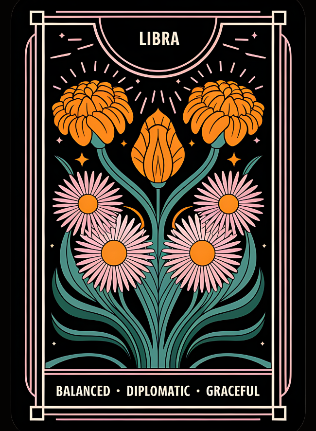 Libra Tarot Magnet