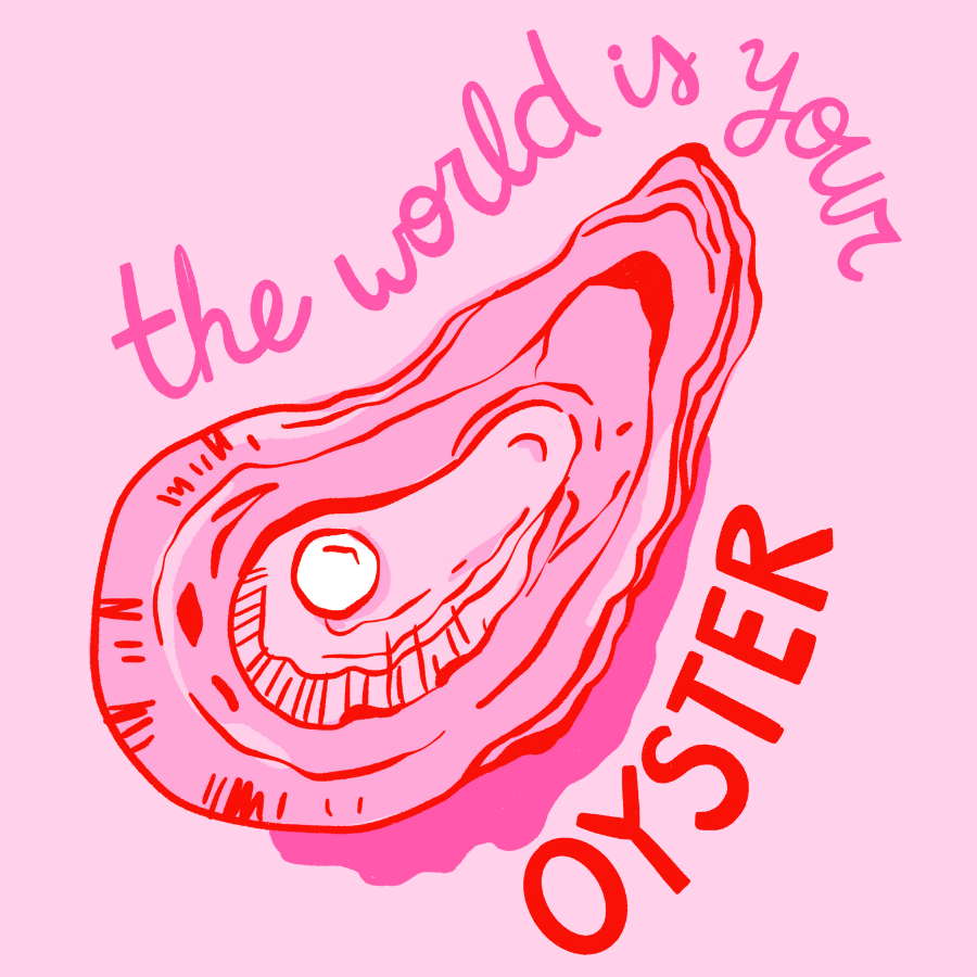 The World Is Your Oyster Magnet