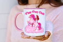 Load image into Gallery viewer, Pink Pony Club Mug with Pink Handle.
