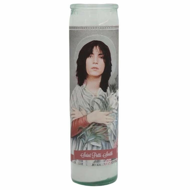 Patti Smith Devotional Prayer Saint Candle.