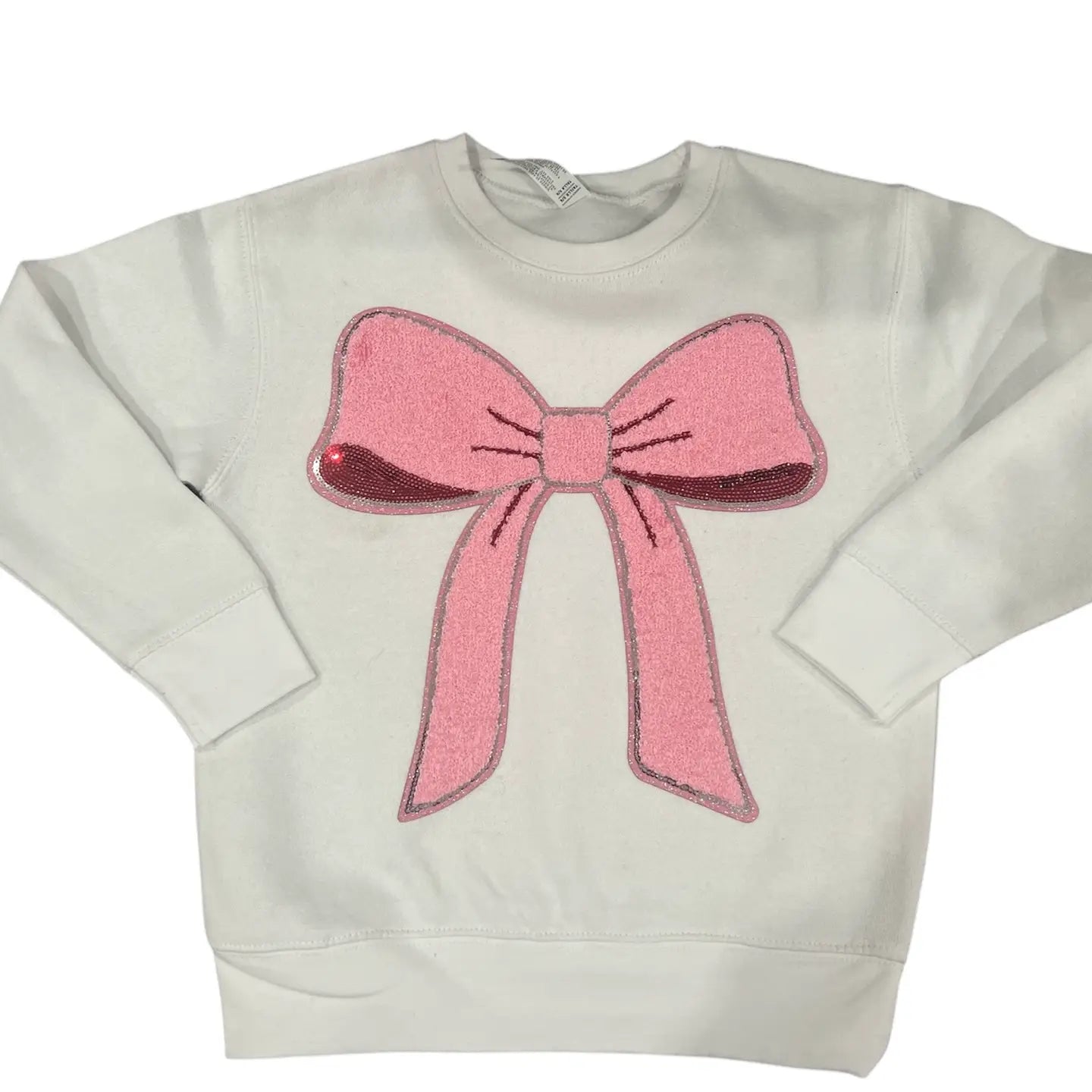 Chenille Bow Sweatshirt