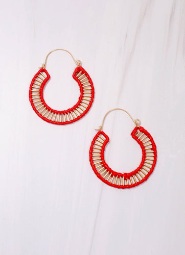 Shelburne Cutout Hoop Earrings.
