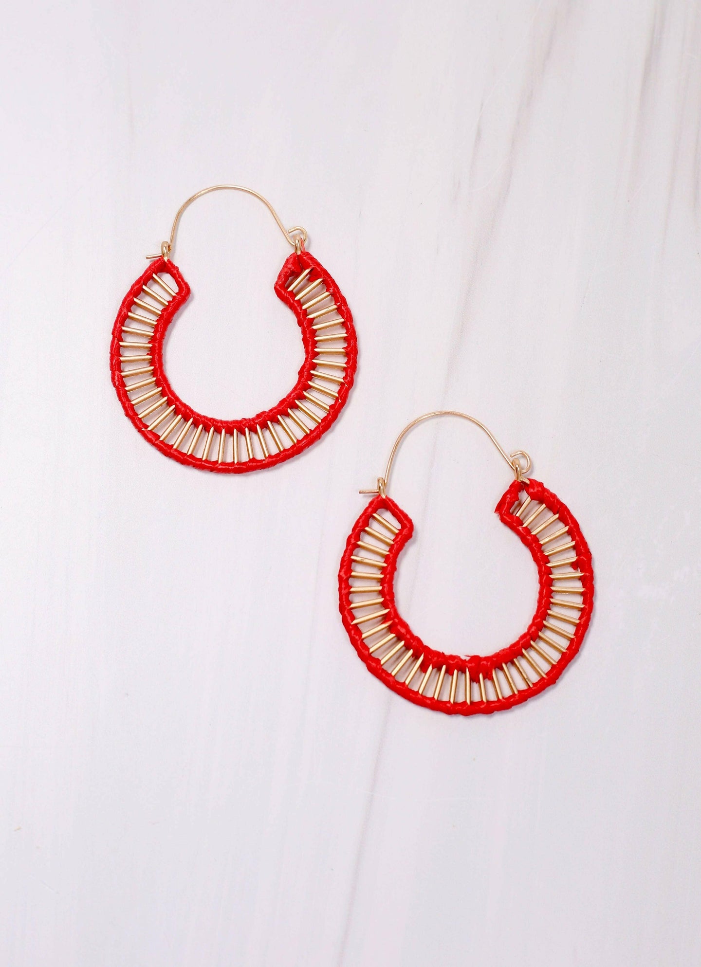 Shelburne Cutout Hoop Earrings.