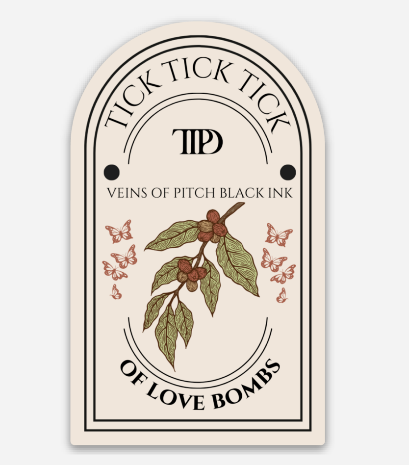 Tick Tick Love Bombs TPD Sticker (Taylor Swift).