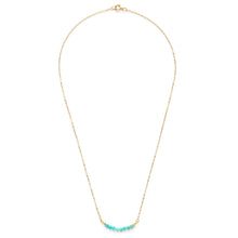 Load image into Gallery viewer, 3mm Faceted Gemstone necklace.
