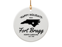 Load image into Gallery viewer, Fort Bragg Holiday Ornament
