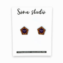 Load image into Gallery viewer, Chocolate Frog Earrings.
