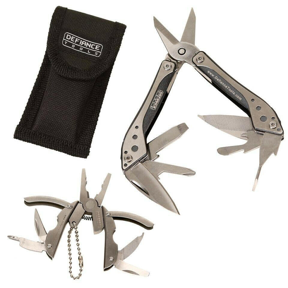 Scissors & Pliers Multi Tool Keychain.