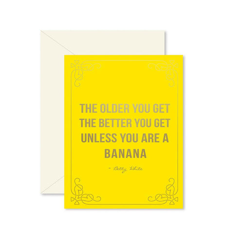Birthday Banana Greeting Card.