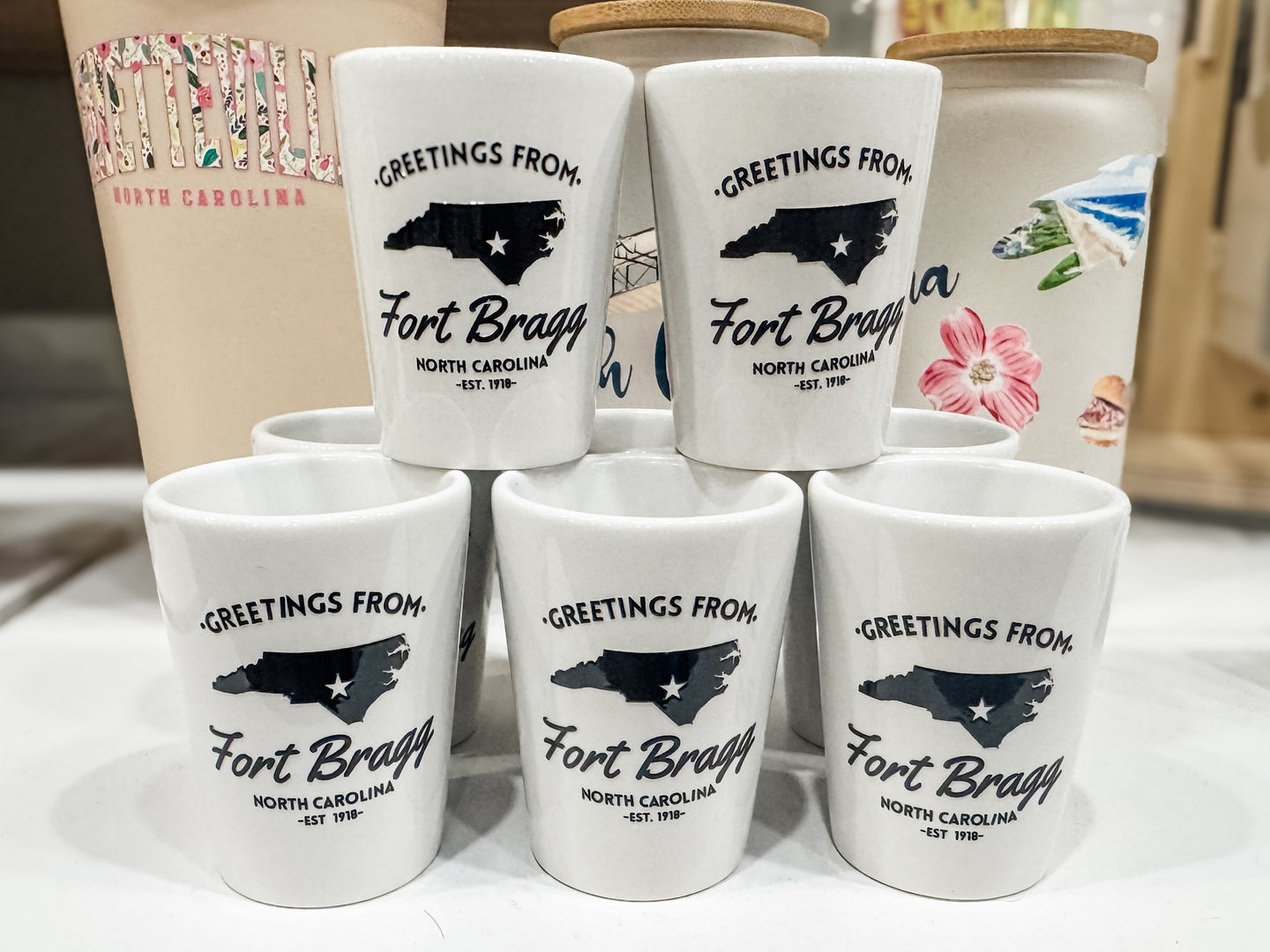 Fort Bragg Shot Glass