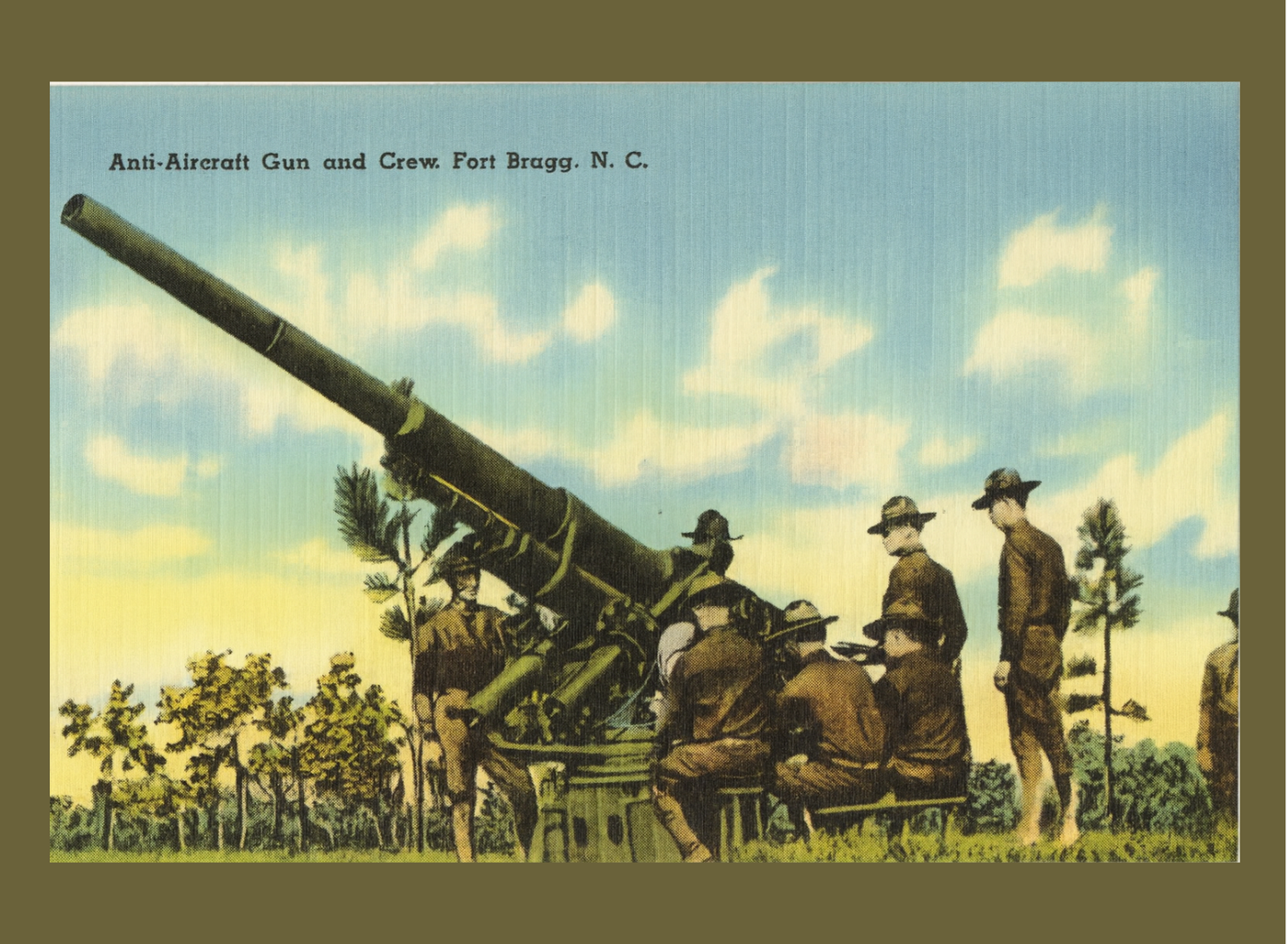 Anti-Aircraft Crew Fort Bragg Magnet