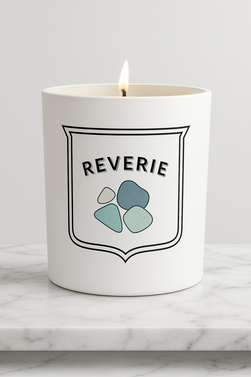Seaglass Candle – Beaufort, North Carolina, 1982