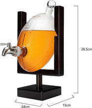 Load image into Gallery viewer, Football Decanter Set for Whiskey, Wine &amp; Other Liquor
