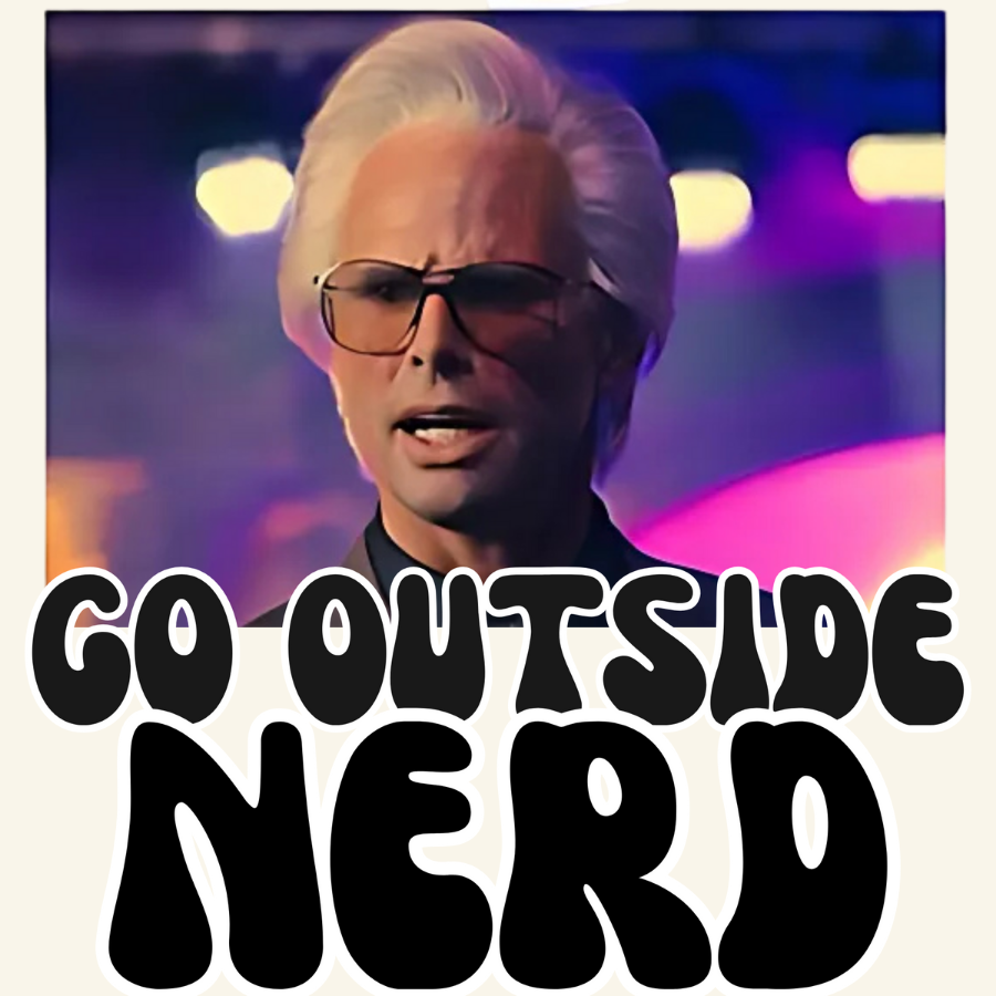 Go Outside Nerd Magnet