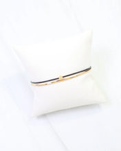 Load image into Gallery viewer, Paula Cord and Chain Bracelet Black
