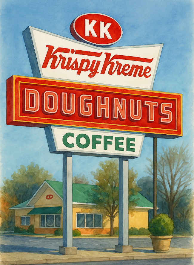 Donuts Sign Magnet