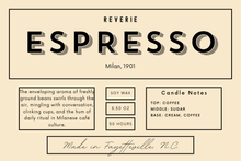 Load image into Gallery viewer, Espresso Candle - Milan, 1901
