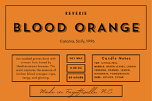 Load image into Gallery viewer, Blood Orange Candle - Catania, Sicily, 1996
