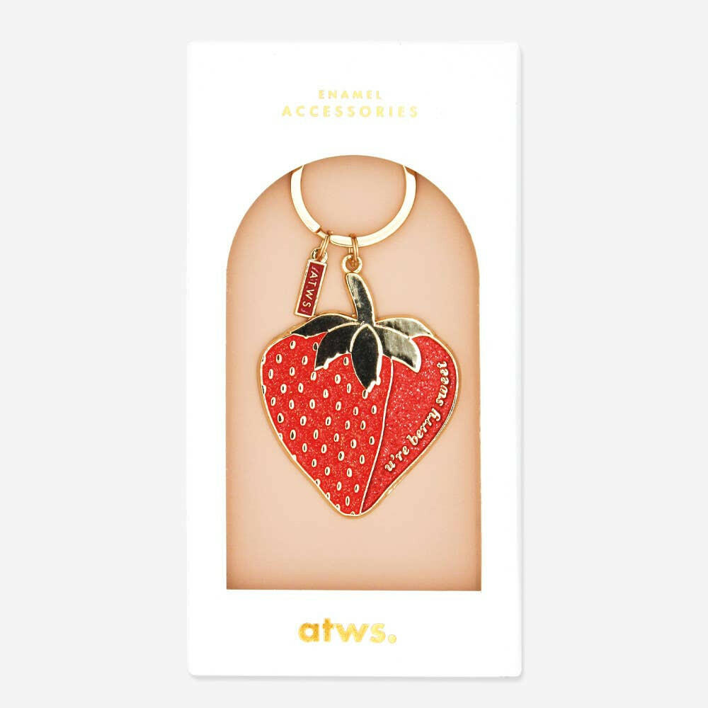 Strawberry Keychain.