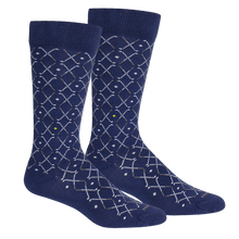 Load image into Gallery viewer, Lattice (Golf) Club Socks: Bluestone.
