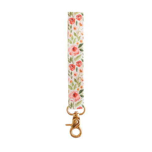 Spring Garden Wristlet Keychain.