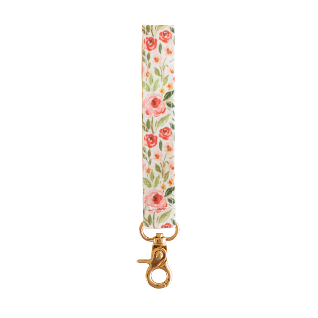 Spring Garden Wristlet Keychain.