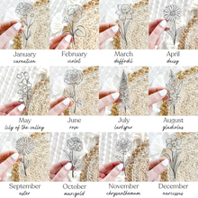 Load image into Gallery viewer, October Birth Month Flower: Marigold Sticker, 2x3.5in..
