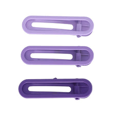 Load image into Gallery viewer, 3-Pack Ombre Plastic Flat Duckbill Hair Clip Set
