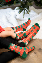 Load image into Gallery viewer, Family Christmas Plaid Holiday Sock Set.
