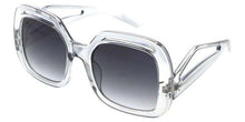 Load image into Gallery viewer, Retro Large Square Temple Detail Rose Sunglasses.
