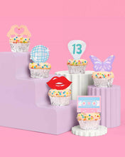 Load image into Gallery viewer, I&#39;m the Problem Toppers - 24 cupcake toppers.
