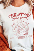 Load image into Gallery viewer, Christmas Taylor&#39;s Version Graphic Tee.
