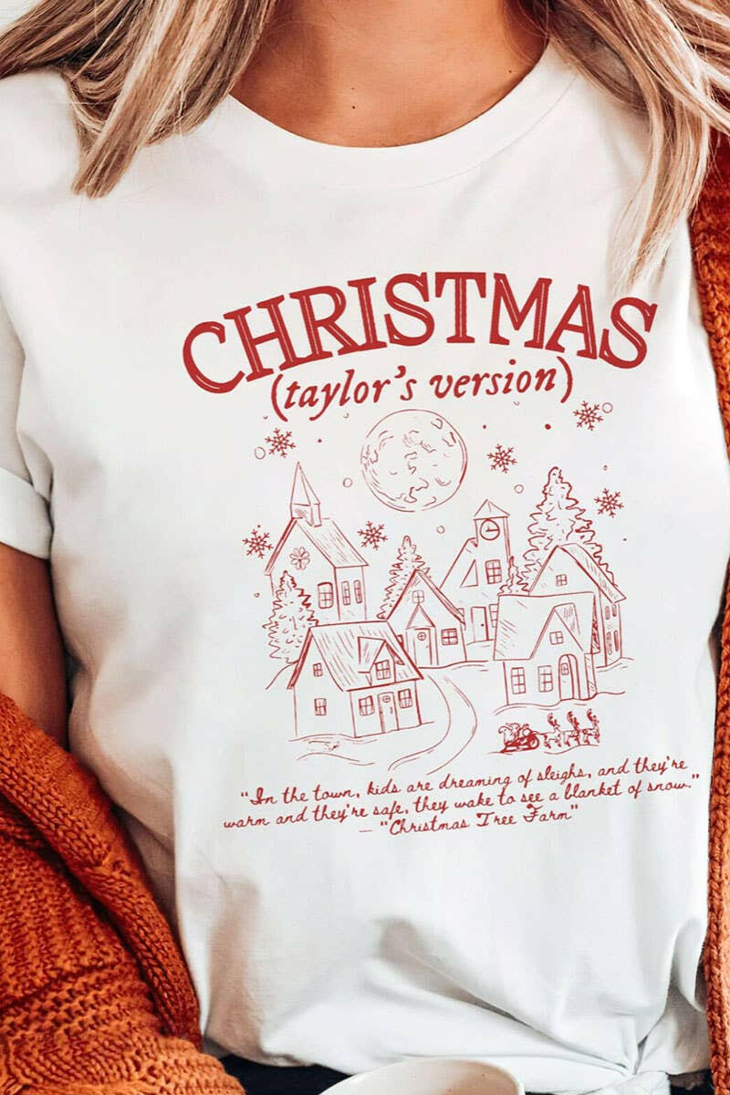 Christmas Taylor's Version Graphic Tee.