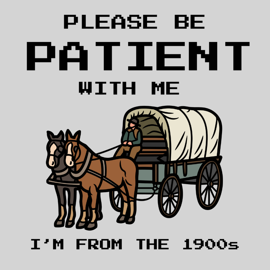 I'm From The 1900's Magnet