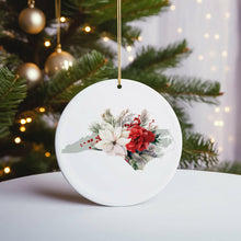 Load image into Gallery viewer, North Carolina Christmas ornament | Four Seasons Series.
