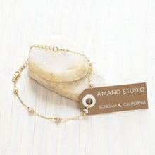 Load image into Gallery viewer, Freshwater Pearl Station Bracelet
