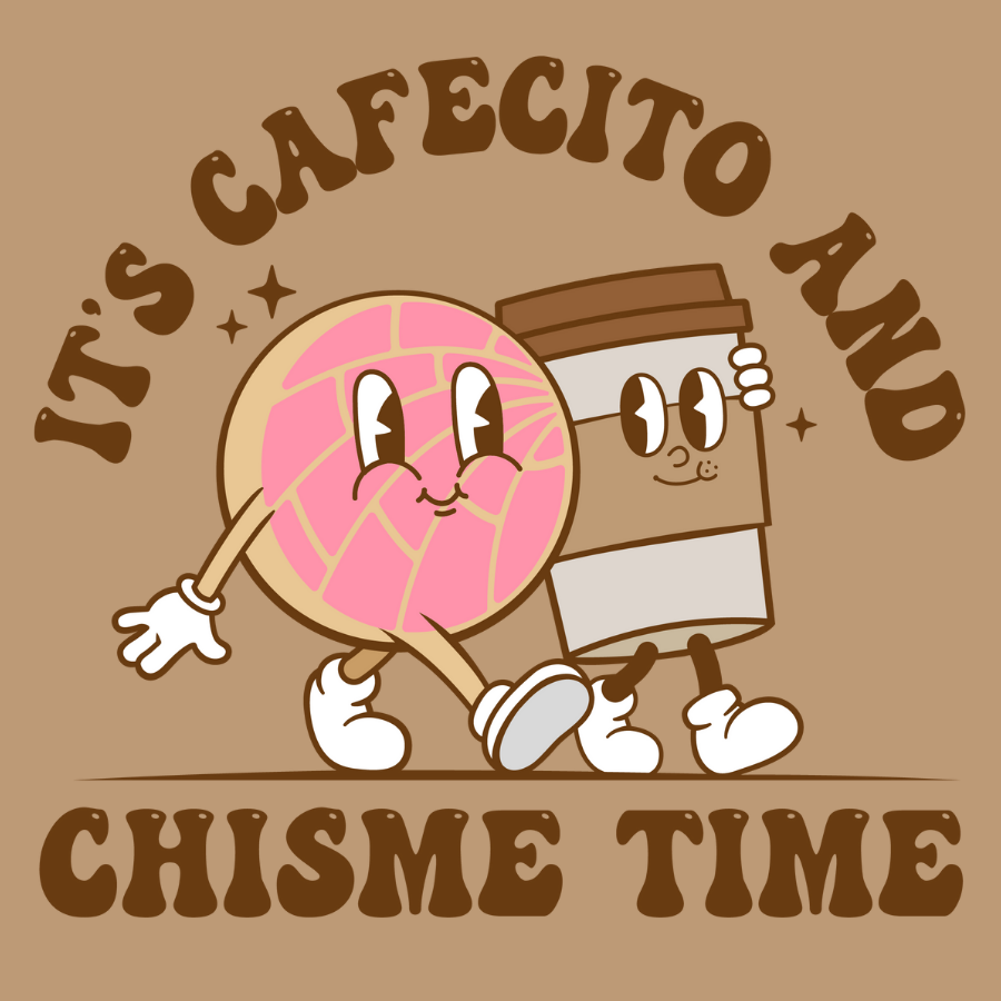 Cafecito and Chisme Time Magnet