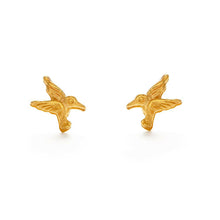 Load image into Gallery viewer, Tiny Hummingbird Stud Earrings.
