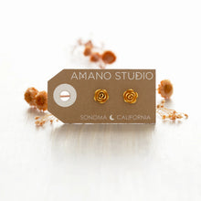 Load image into Gallery viewer, Rose Stud Earrings
