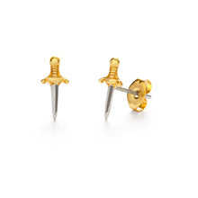 Load image into Gallery viewer, Tiny Dagger Stud Earrings
