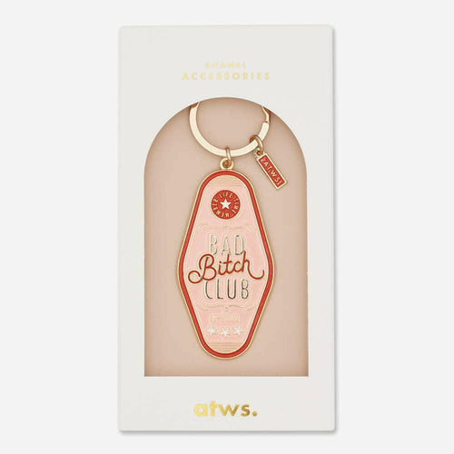 Bad Bitch Club Keychain.