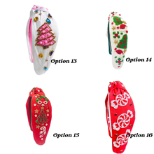 Load image into Gallery viewer, Christmas Beaded Headbands.
