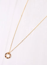 Load image into Gallery viewer, Curnal Circle Necklace Gold
