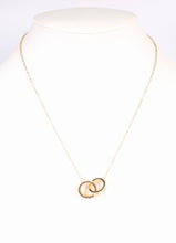Load image into Gallery viewer, MacIntyre CZ Circles Necklace GOLD
