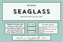 Load image into Gallery viewer, Seaglass Candle – Beaufort, North Carolina, 1982
