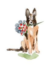 Load image into Gallery viewer, Dog With Flowers Stickers
