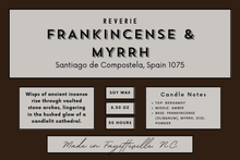 Load image into Gallery viewer, Frankincense &amp; Myrrh Candle - Santiago de Compostela, Spain 1075
