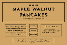 Load image into Gallery viewer, Maple Walnut Pancakes Candle – Roadside Diner, Vermont, 1954
