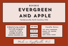 Load image into Gallery viewer, Evergreen and Apple Candle – Hendersonville, North Carolina, 1952
